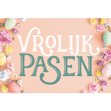 Eitjes vrolijk Pasen
