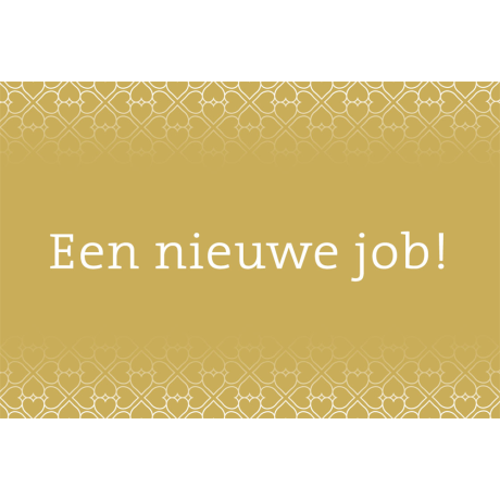 Een nieuwe job neutraal