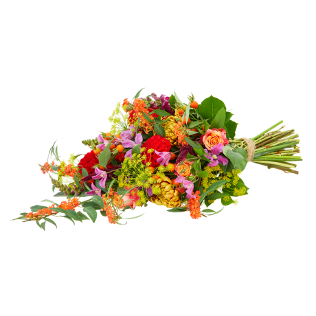 Rouwwerk Najaarsgloed - Rouwboeket