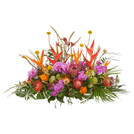 Rouwwerk Tropische tuin - Ovaal