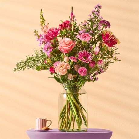 Boeket Romantisch roze