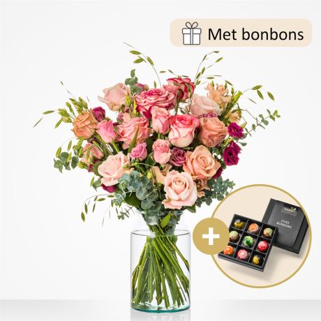 Cadeauset Eeuwige liefde (met bonbons)