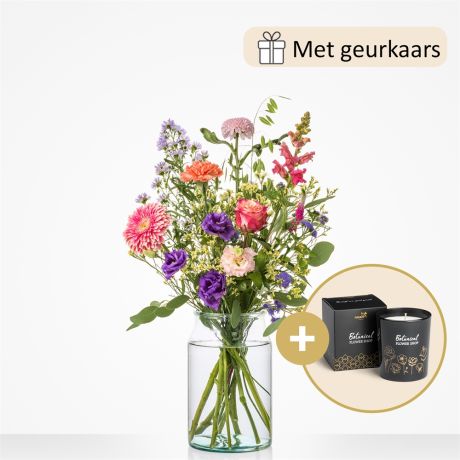 Boeket Cadeauset In geuren en kleuren
