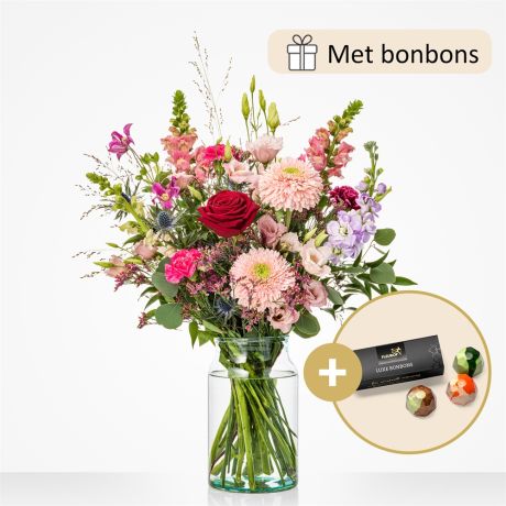 Cadeauset Veel liefs (met bonbons)