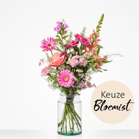 Boeket Pink picking bouquet - Florist's choice